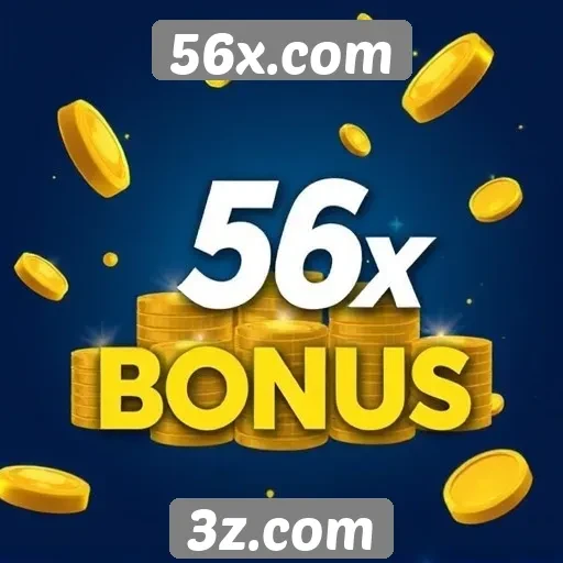 Exploração das funcionalidades de bônus do 56x.com