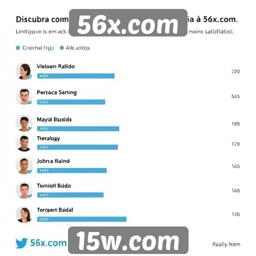 Pesquisa sobre satisfação de usuários em 56x.com